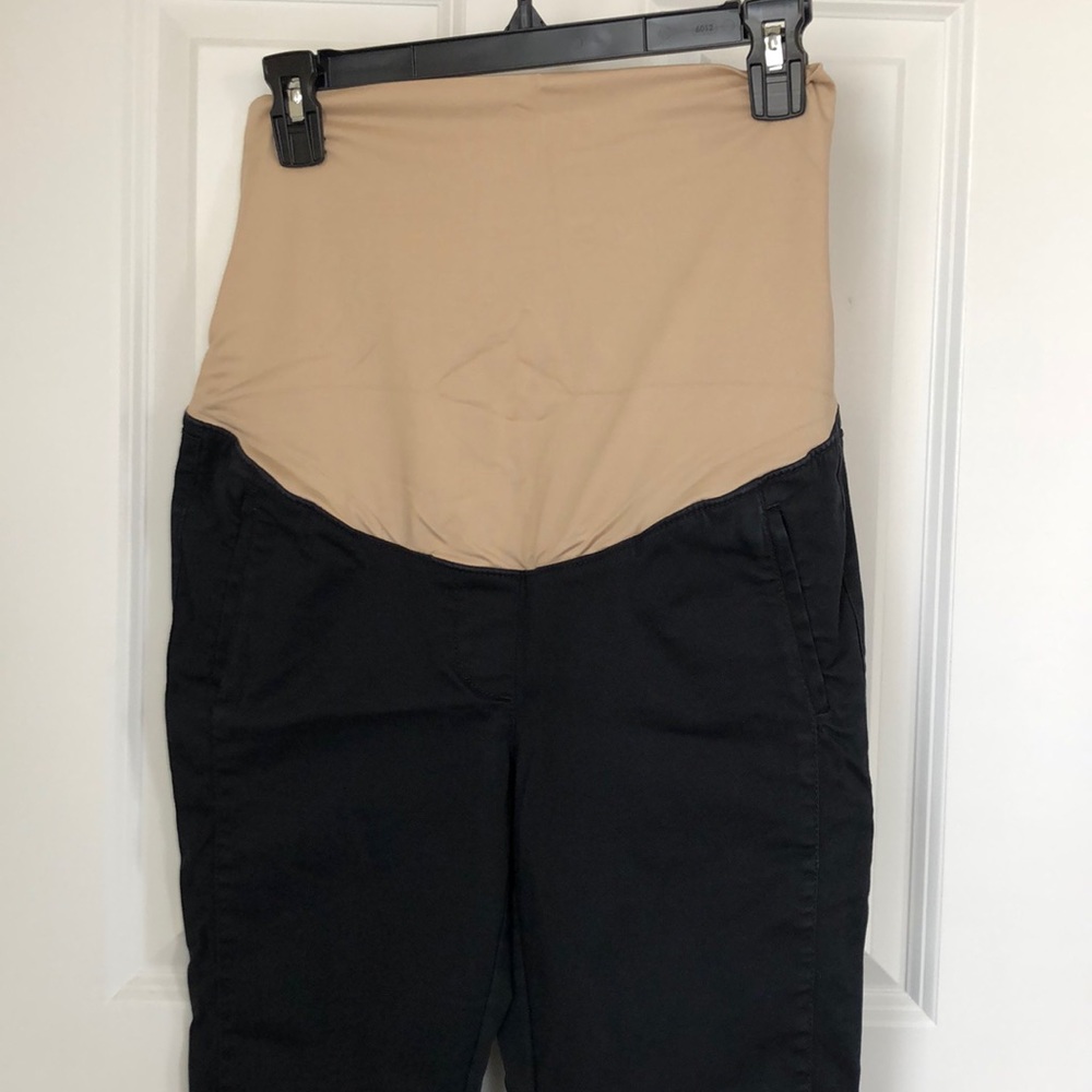 Petite Loft Black Maternity Pants